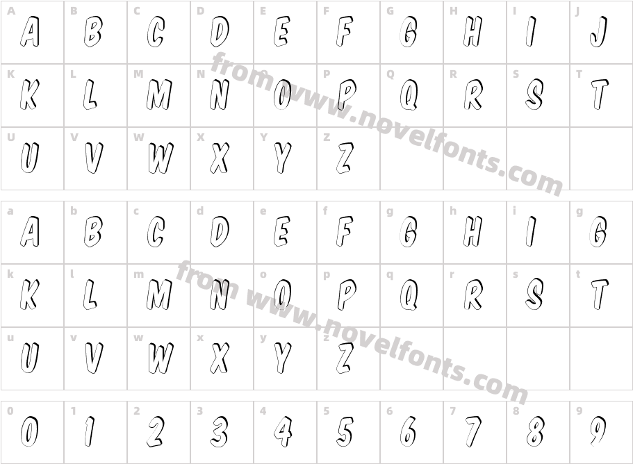 Komika Title - ShadowCharacter Map