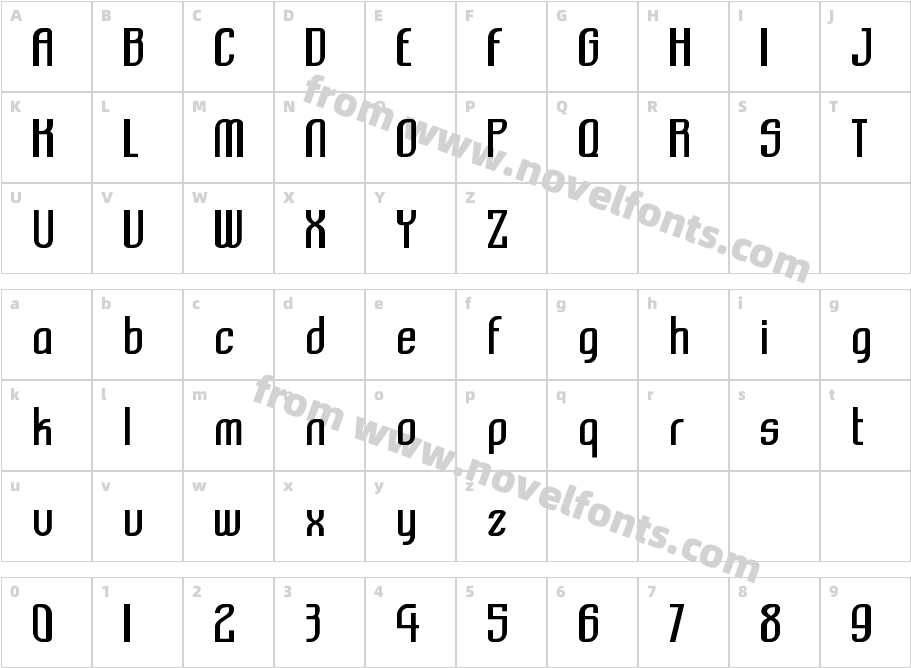 KomikazbaCharacter Map