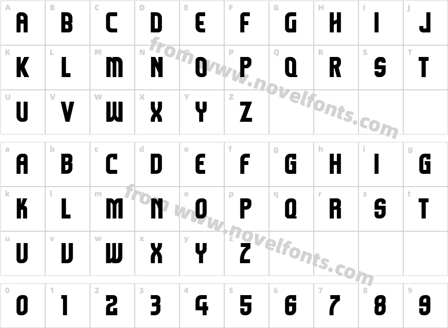 KomikazoomCharacter Map