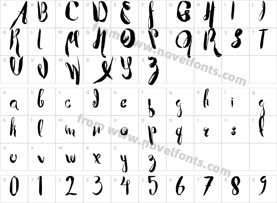 Verone AlternateCharacter Map