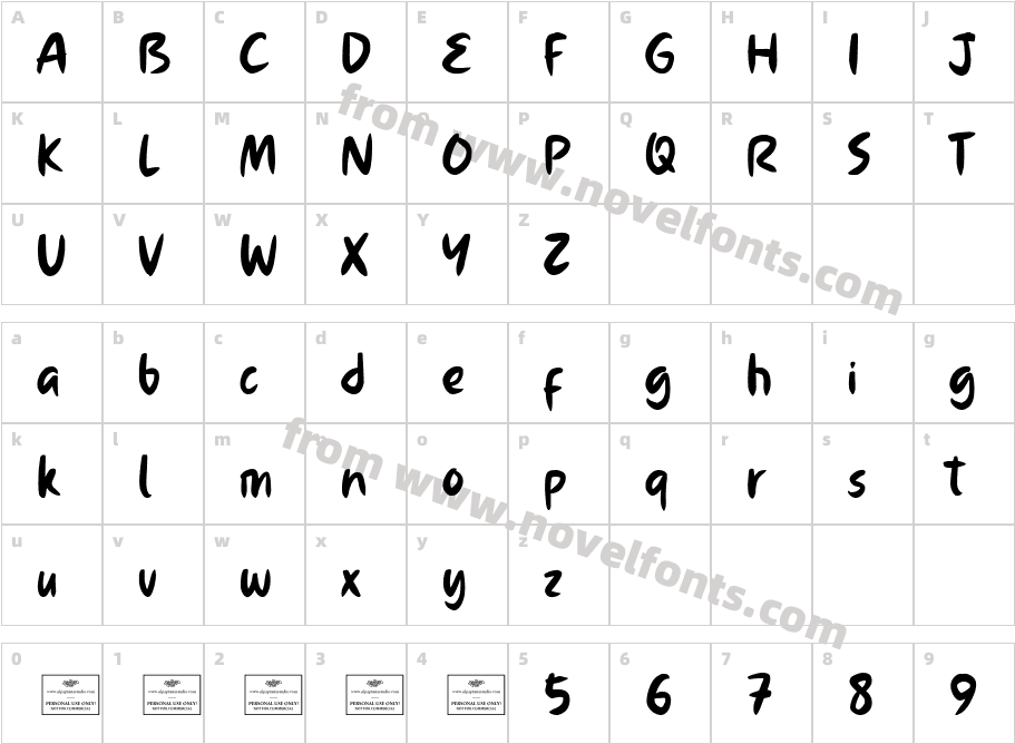 VibrancyCharacter Map