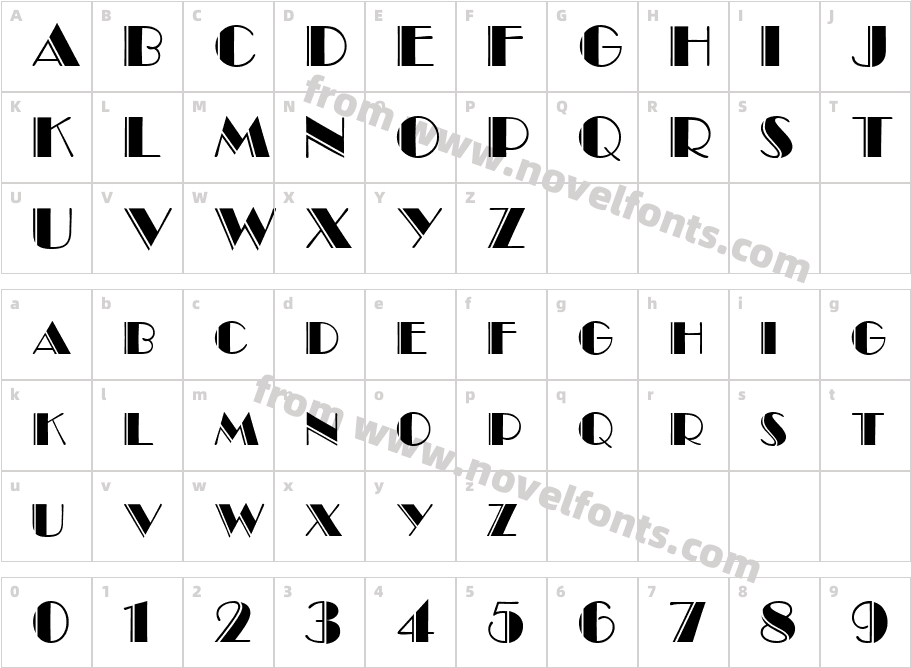 KomtumCharacter Map