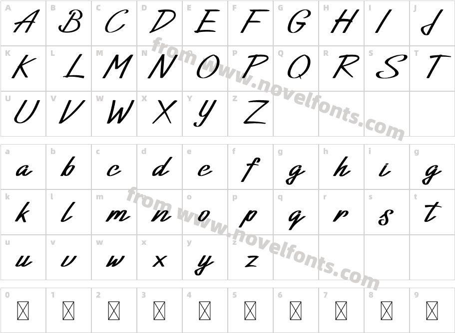 VithaDEMOFONT RegularCharacter Map