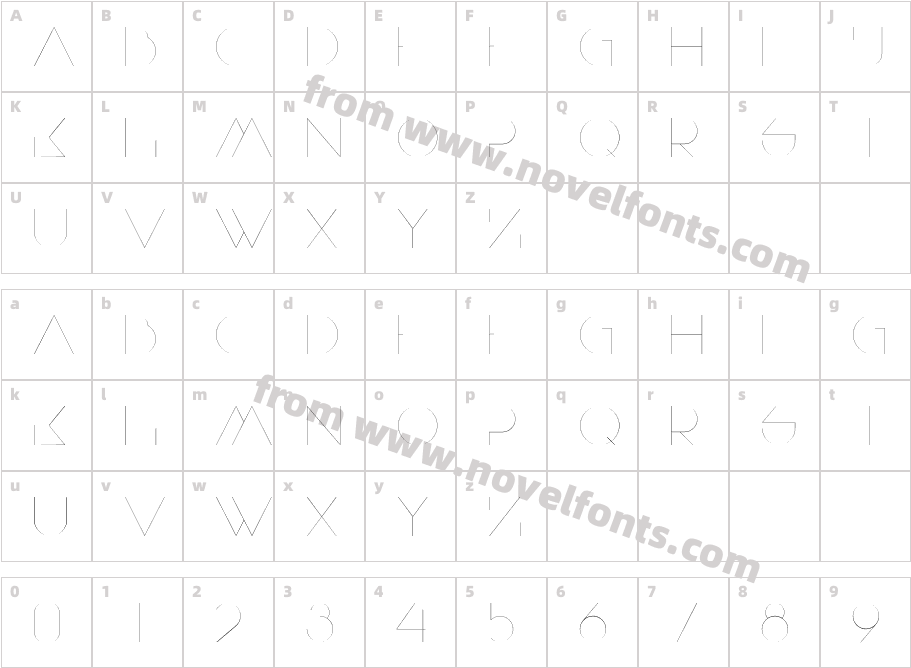 Vow ThinCharacter Map