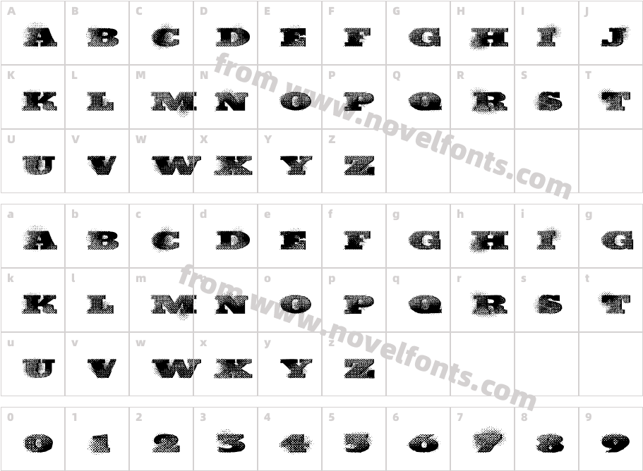 WG AnalogCharacter Map