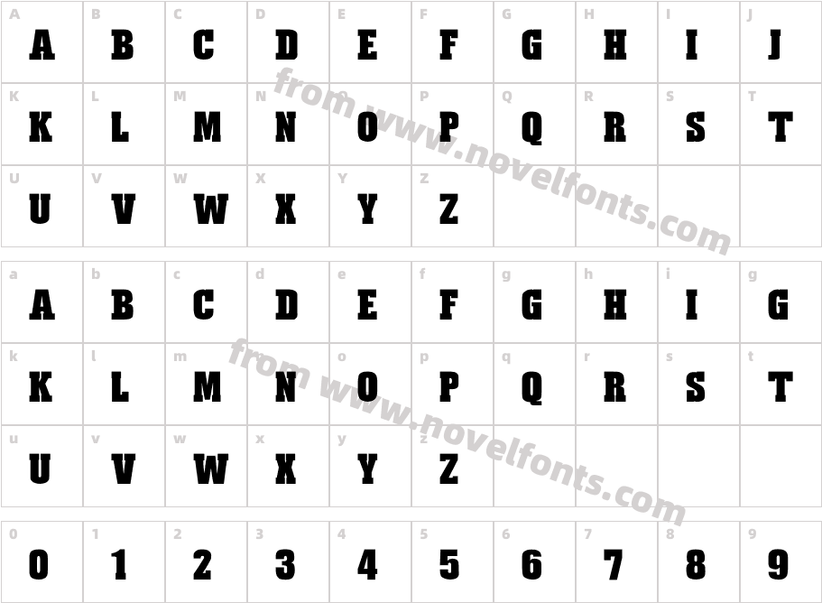 WG BarkerCharacter Map