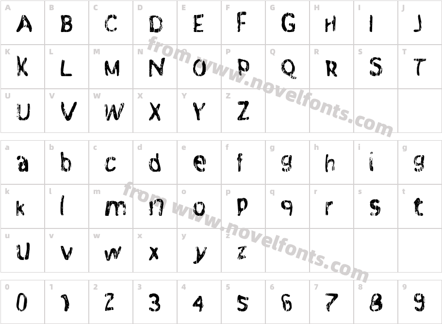 Warpspeed 9Character Map