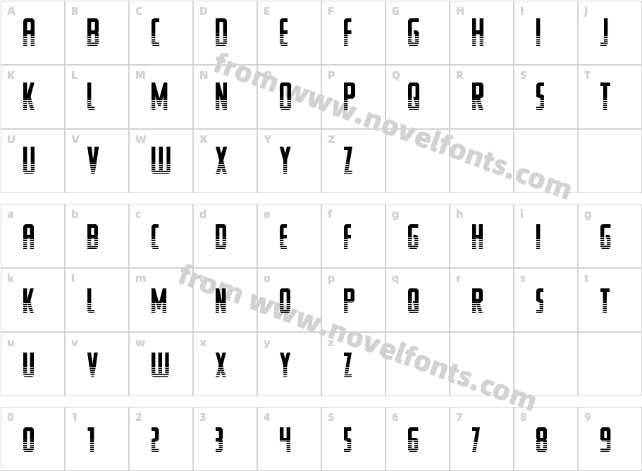 Watchtower HalftoneCharacter Map