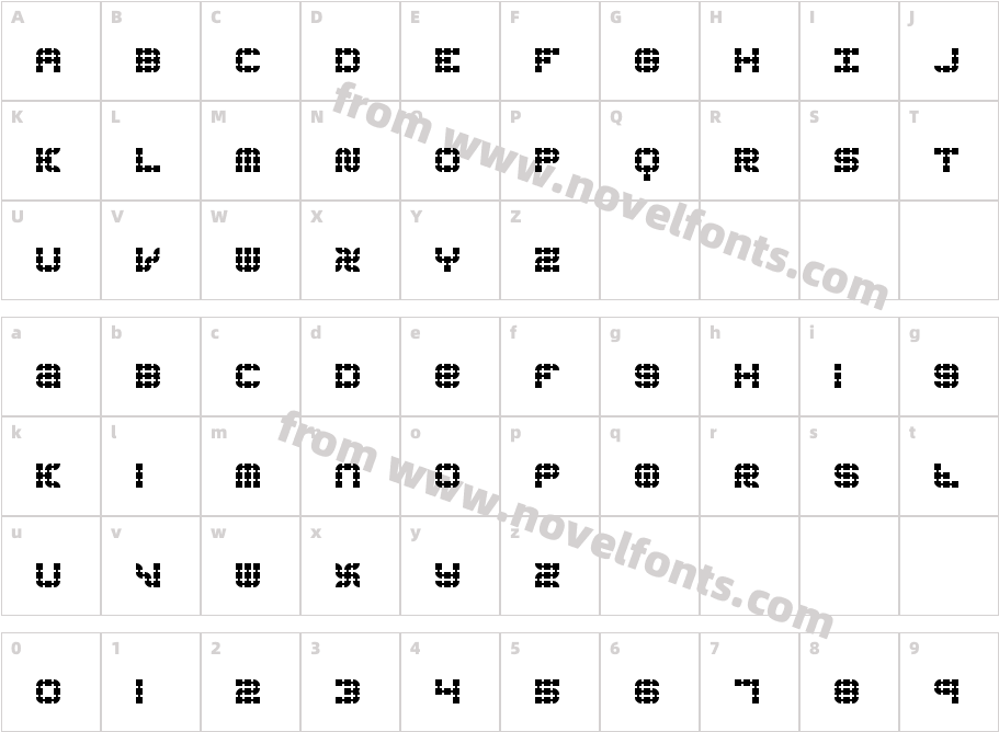 Konector BRKCharacter Map