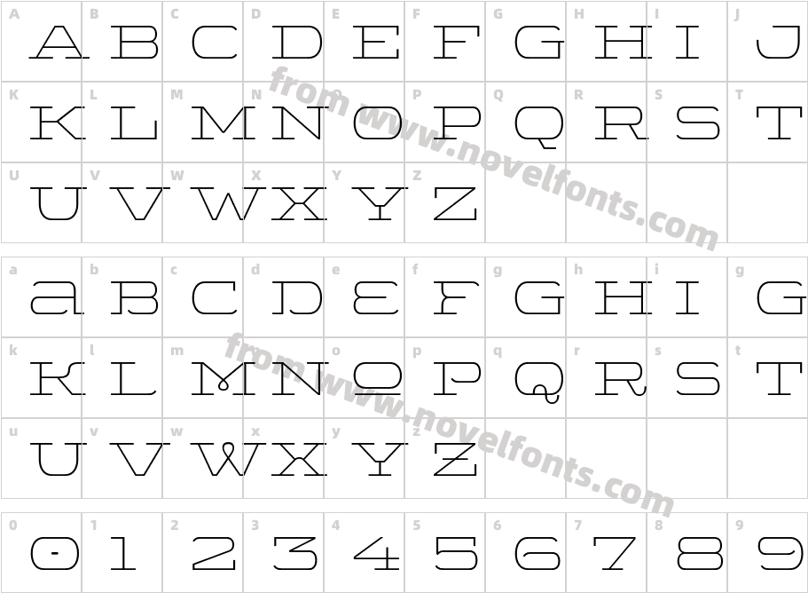 Wide Display LightCharacter Map
