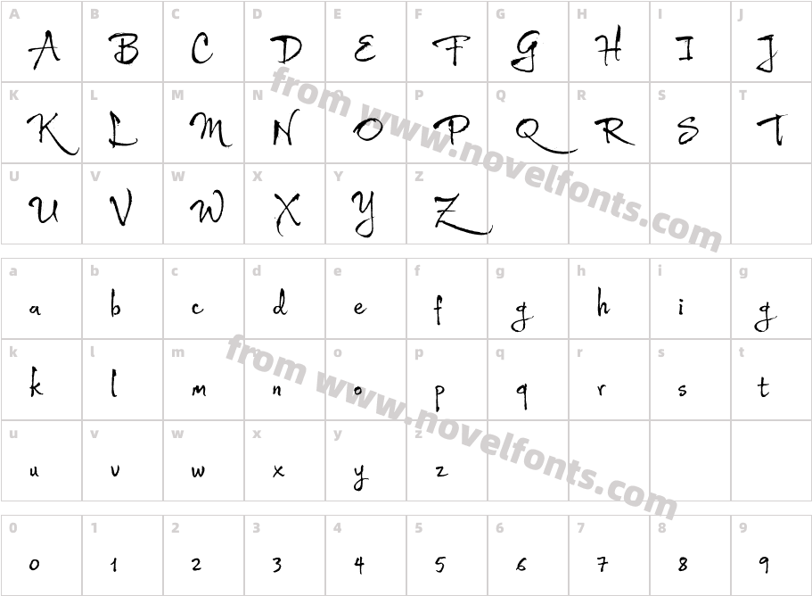 Wild Pen OTCharacter Map