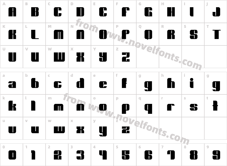 KoolCharacter Map