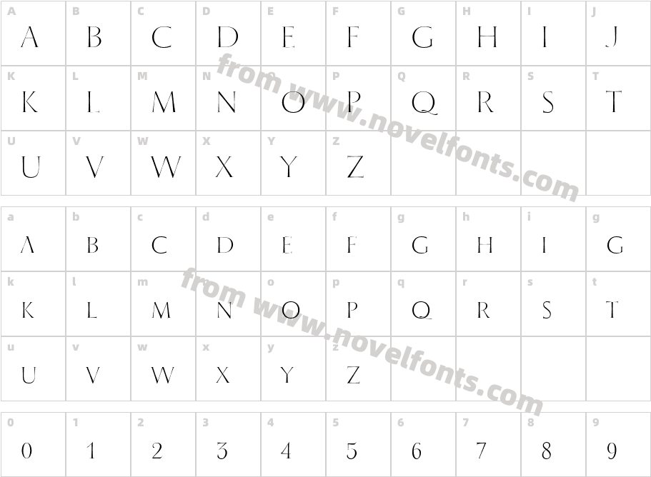 Wishes Script Caps DisplayCharacter Map