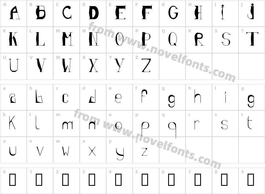 YouhouCharacter Map