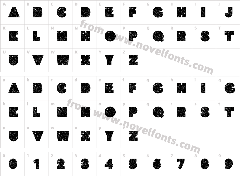 YumoCharacter Map