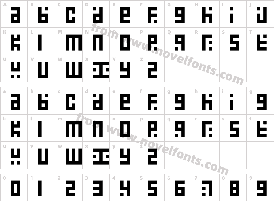 ZairoCharacter Map