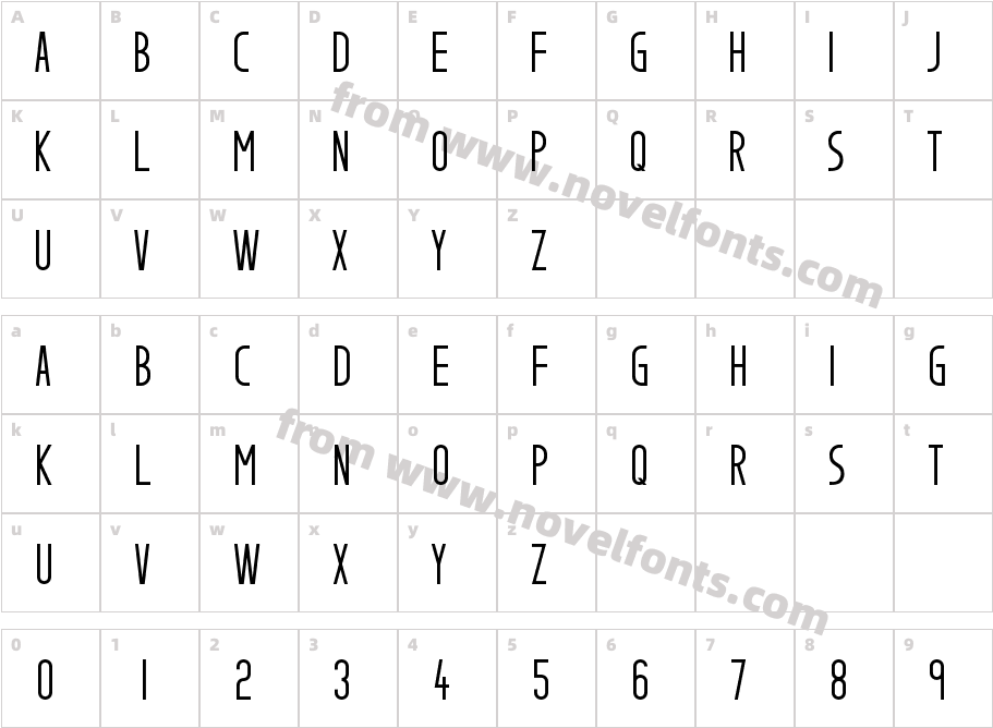 ZephyrCharacter Map