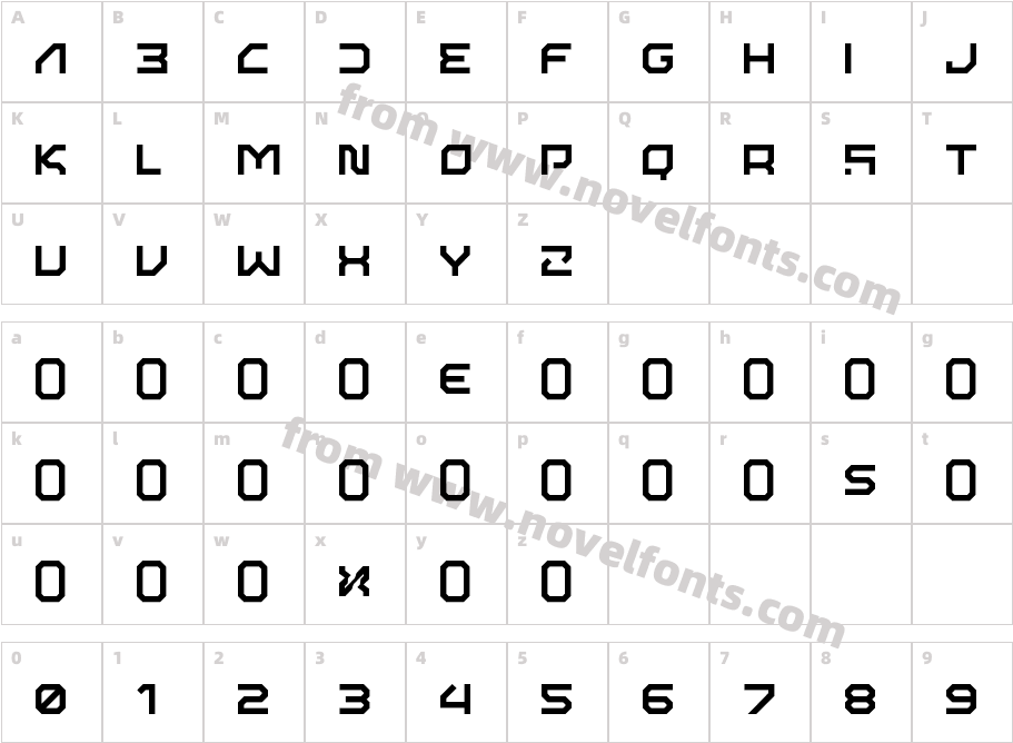 [ Alpha Bot Xen ]Character Map