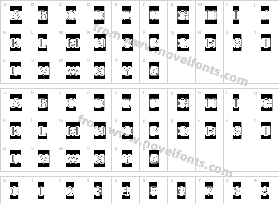 a_ Noter Cameo Black& WhiteCharacter Map