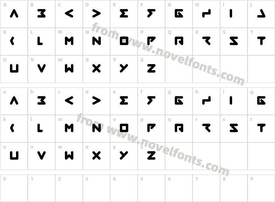 abstrasctikCharacter Map