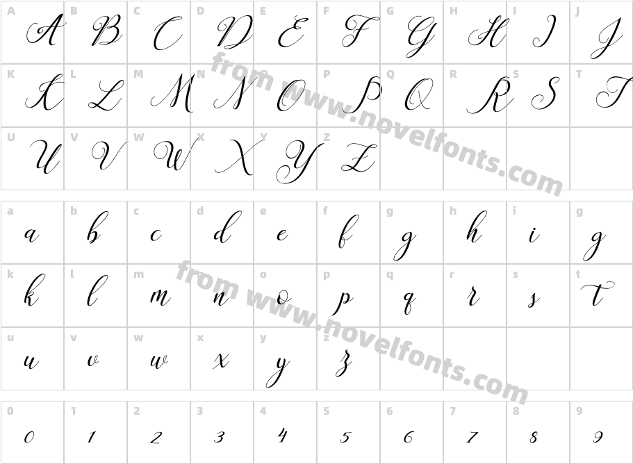 claudia ItalicCharacter Map