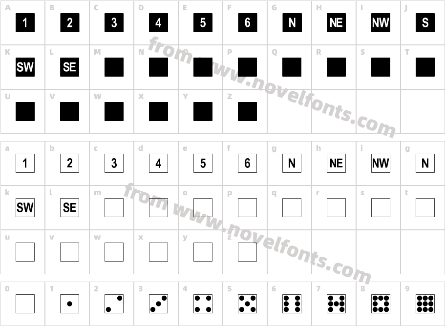 d Poly HexahedronCharacter Map