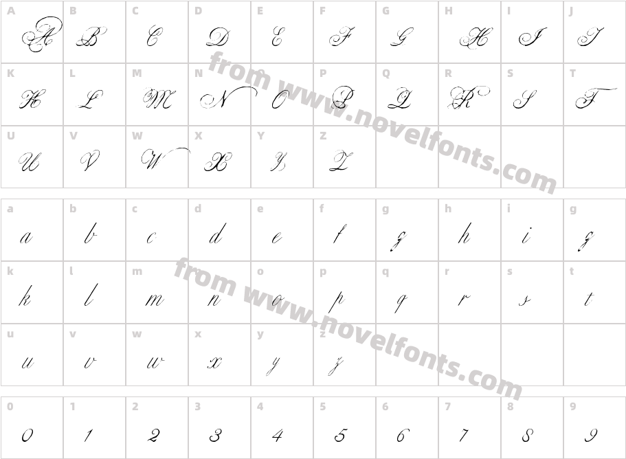 dds script01Character Map