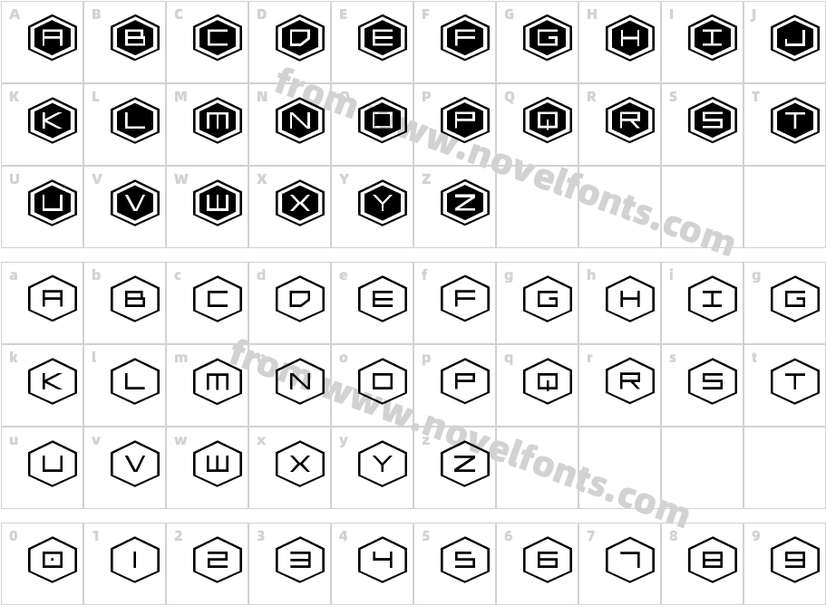 hexgonexpandCharacter Map