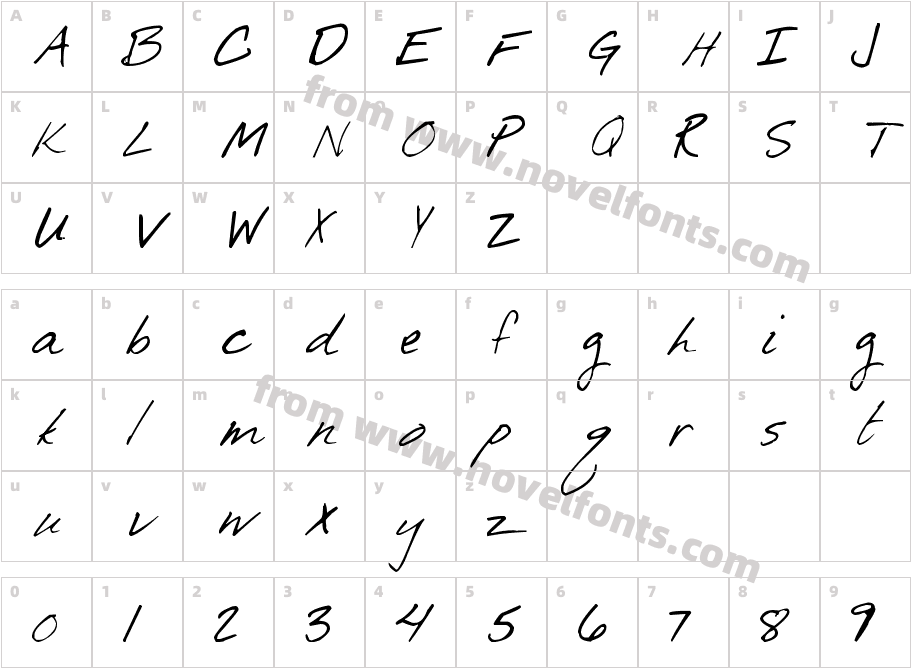 luvnjack printCharacter Map