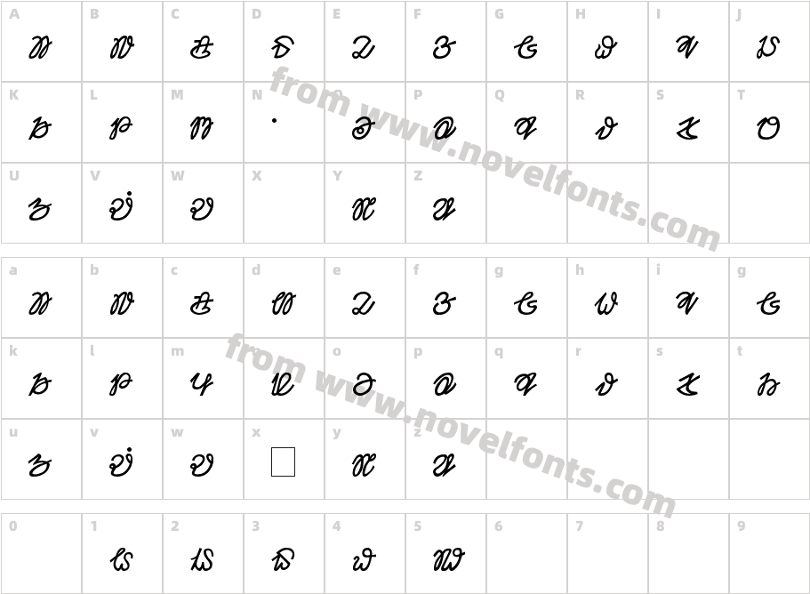 olciki_usoroCharacter Map
