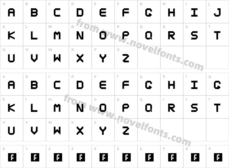 ribbon trim RegularCharacter Map