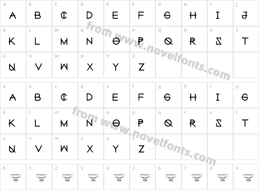 weightingoldCharacter Map