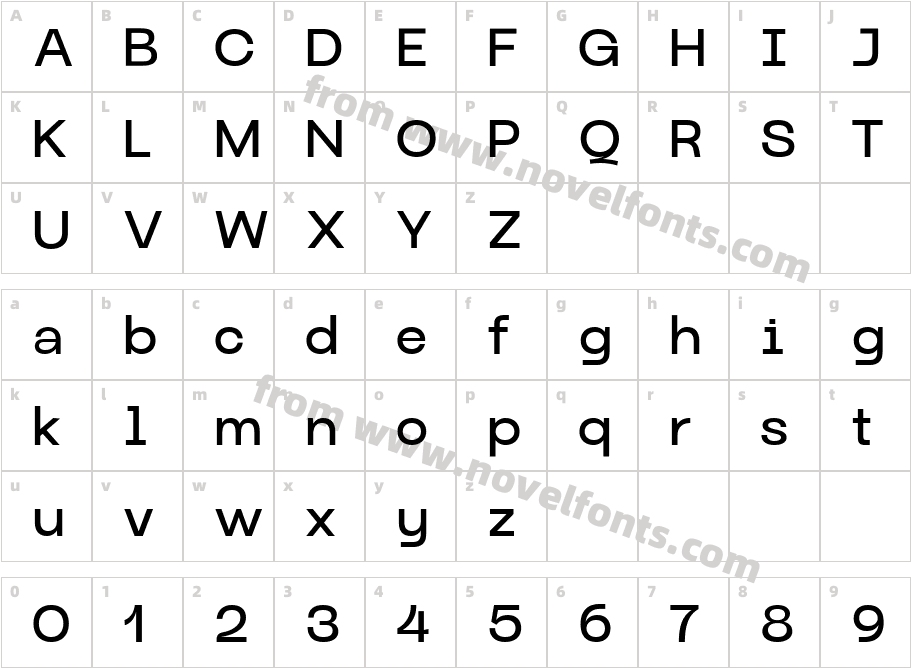  Monoglyphic RegularCharacter Map