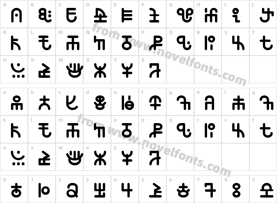 12 to the MoonCharacter Map
