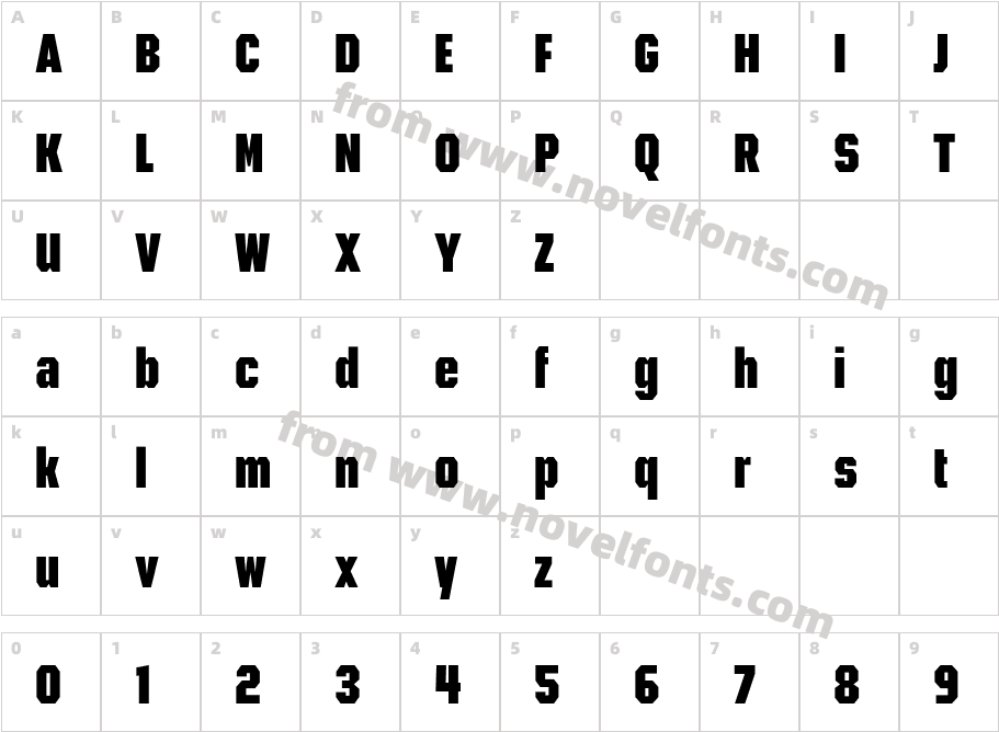 946 Latin Dense4Character Map