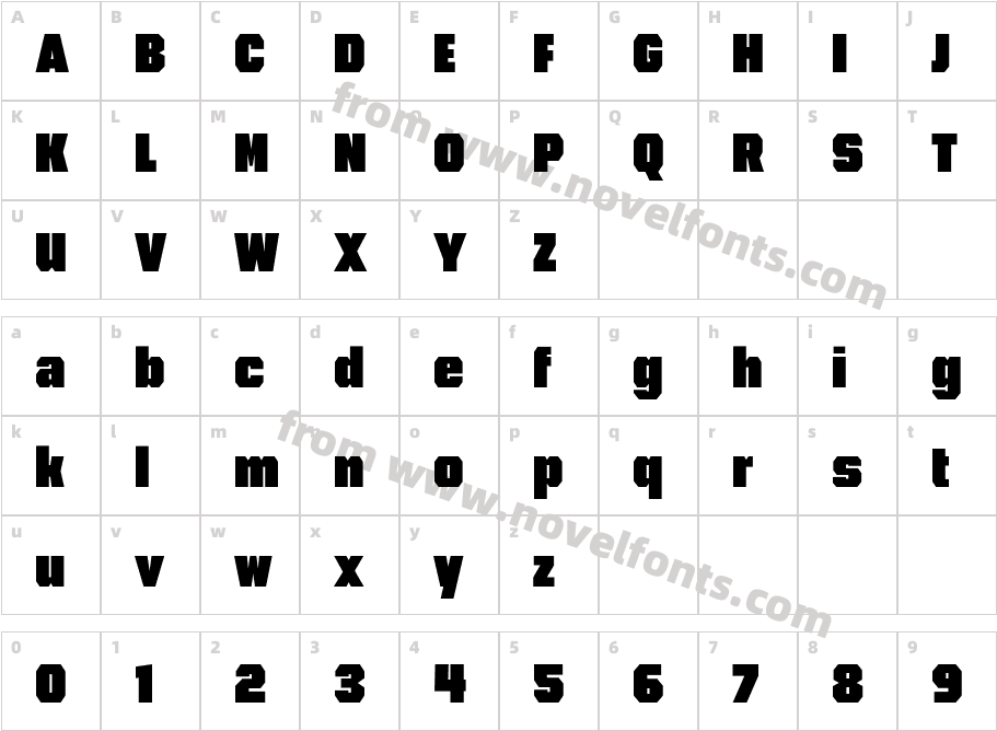 946 Latin Dense5Character Map