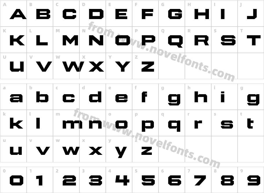 946 Latin Wide5Character Map