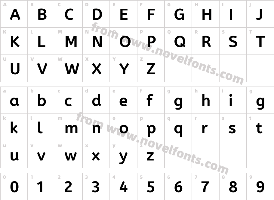 A Be Zeh Hokuspokus DE BoldCharacter Map