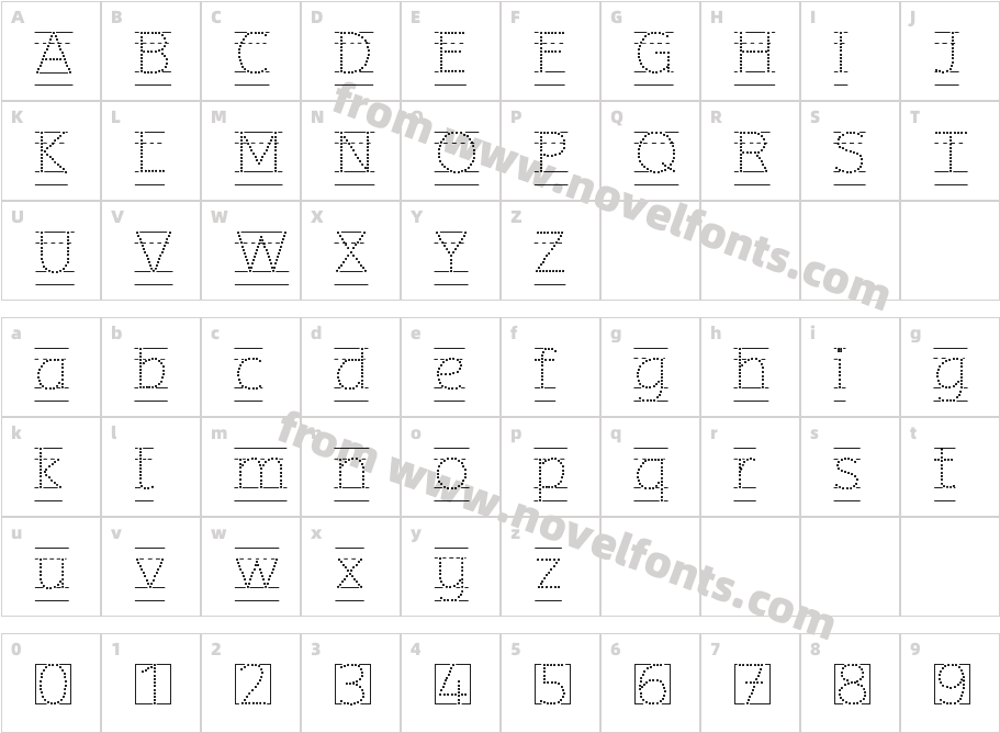 A Be Zeh Linie EDU LightCharacter Map