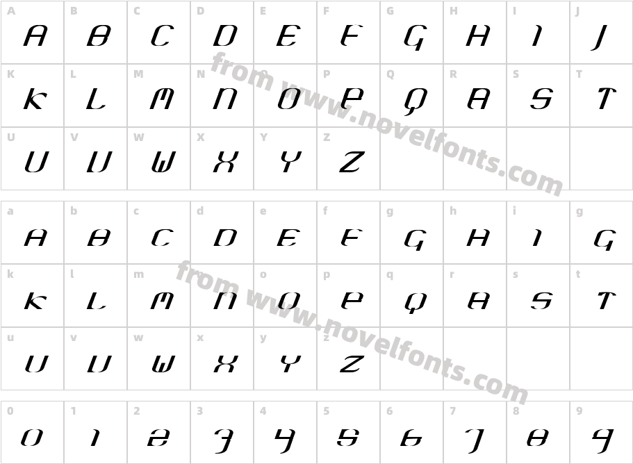 KraneCharacter Map