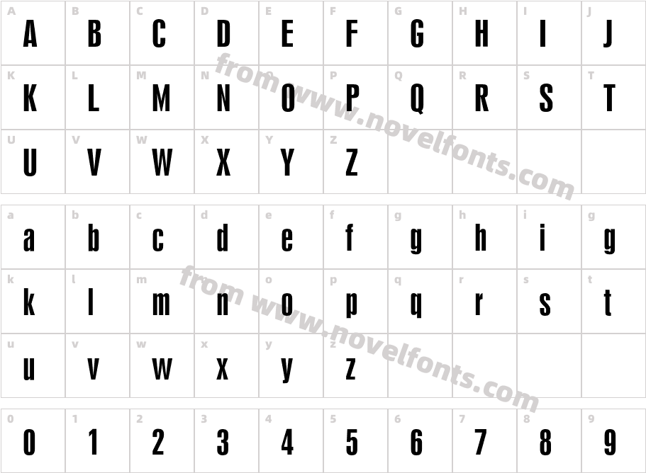 AG Helvet924 Ext NormalCharacter Map