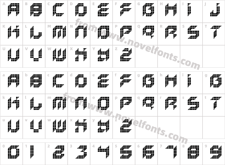 Kreased (Remix) RegularCharacter Map