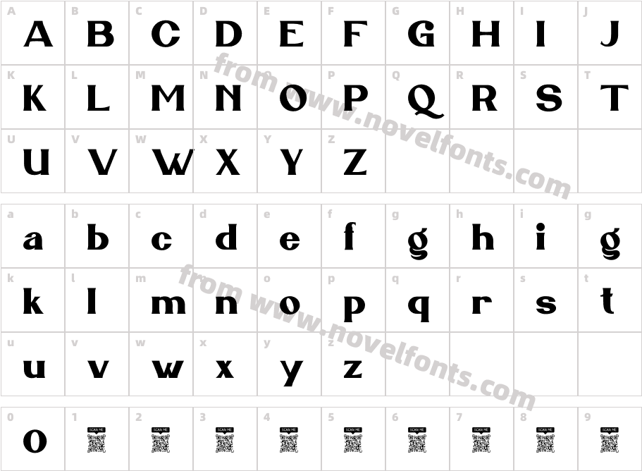 ALTERONCharacter Map