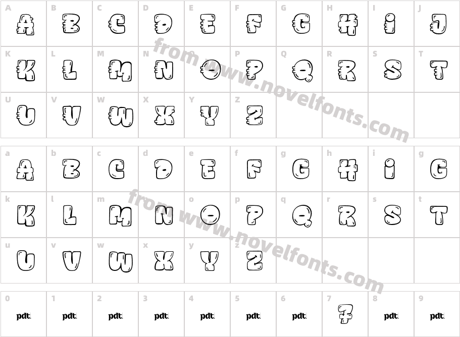 AMEXHUICK Outline LightCharacter Map
