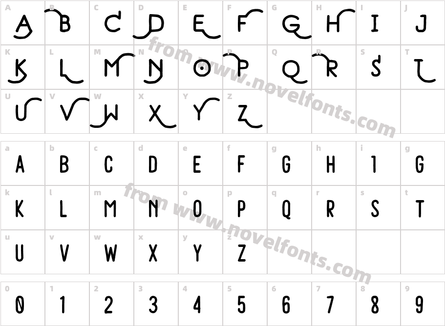 ANTEBELLUMCharacter Map