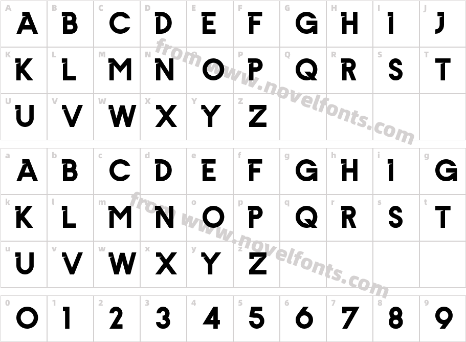 ANTIC V.2Character Map
