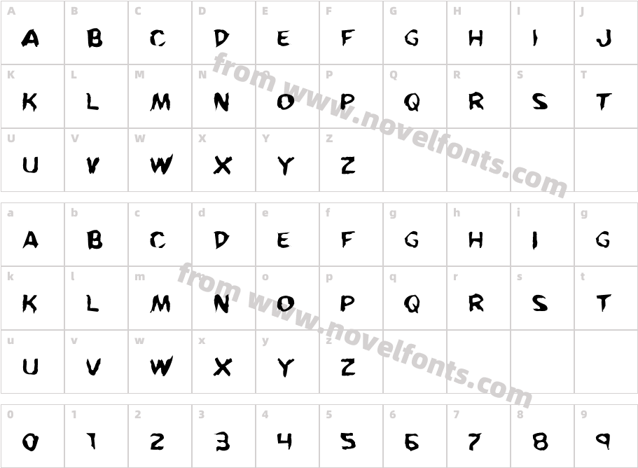 Kreeture WarpedCharacter Map