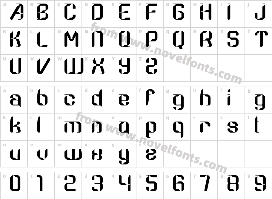 ARCADES RIVALRIES LIGHTCharacter Map