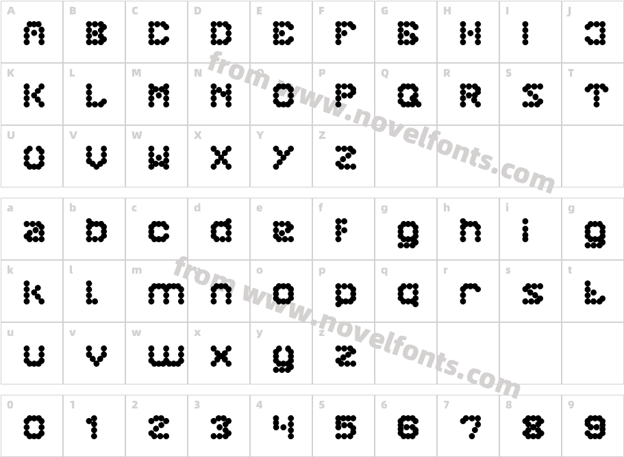 ATOMIC PLANETCharacter Map
