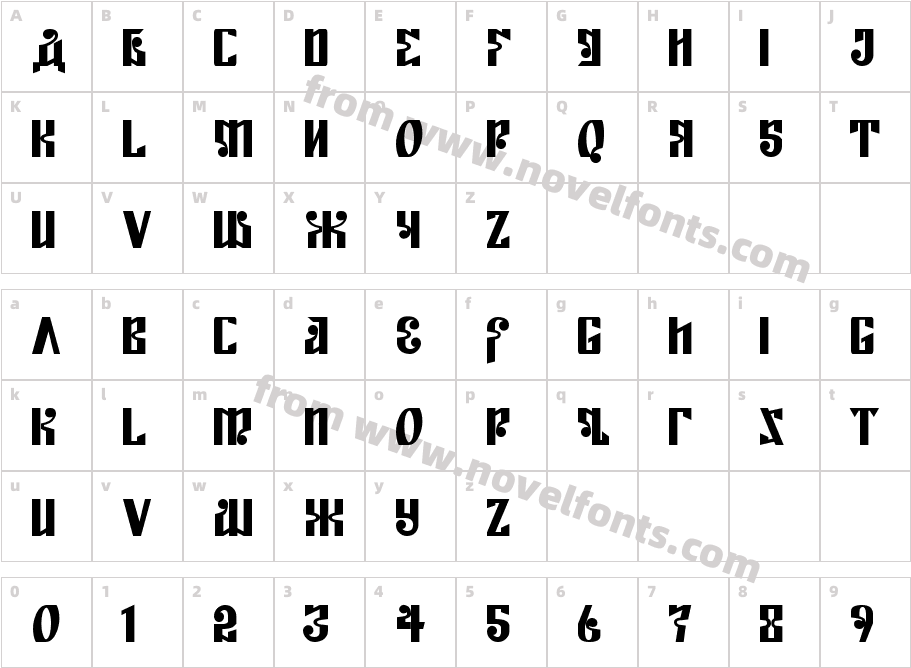 Kremlin EmpireCharacter Map